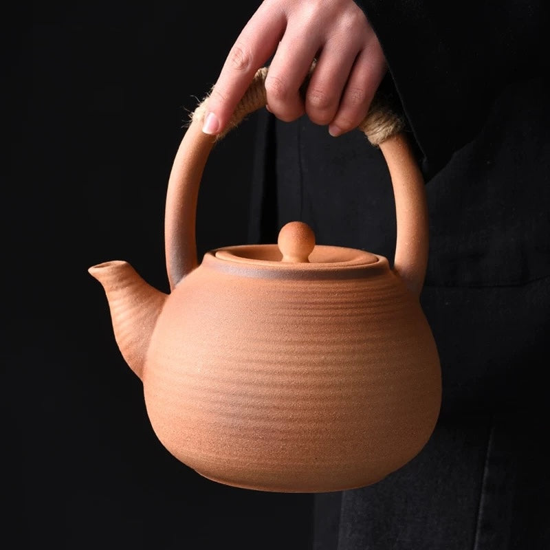 1.5L Corase Pottery Teapot