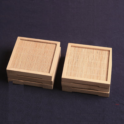 Bamboo Coster for Teacup/Accessory Tea or Drink Coaster/Oriental Coaster/Table Mat